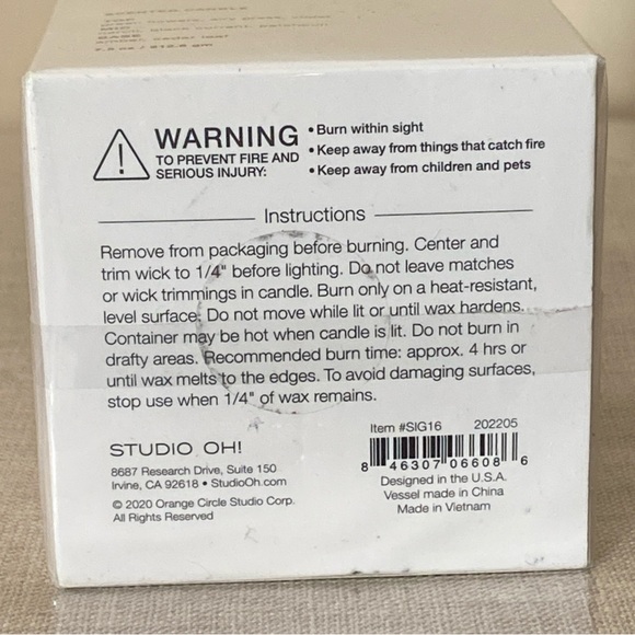 Studio OH! Signature Collection Next Level 7.5 oz Scented Candle - Picture 7 of 8